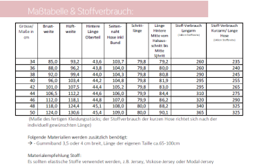 Papierschnittmuster Jumpsuit lillesol women No. 63